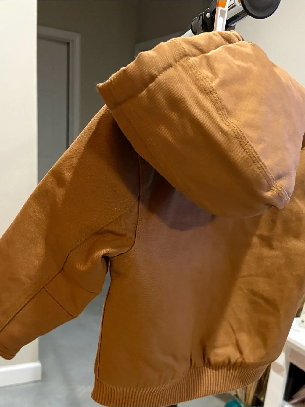 Carhartt Kids Carhartt Brown Hooded Work Jacket